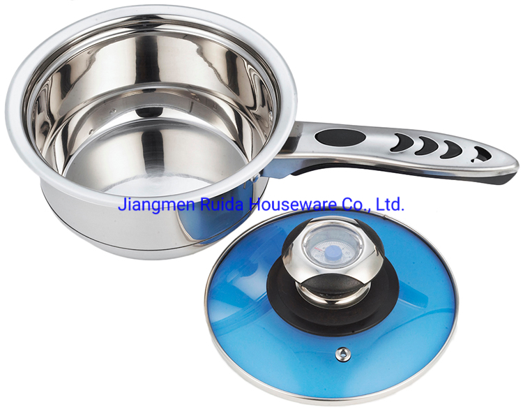 25PCS Stainless Steel Wide Edge Cookware Set with Hot Sale Induction Cooking Pots and Pans Set Kitchenware Tools Knife Scissors in Various Size Combination