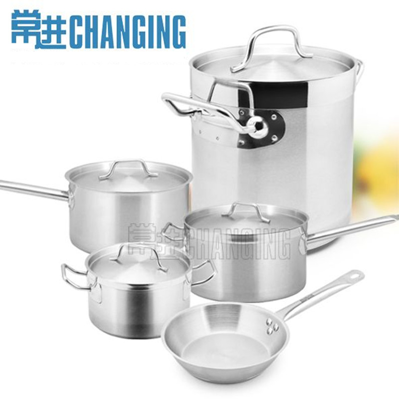 Changing Cooking Container Stainless Steel Heavy Duty Cookware Set Stockpot