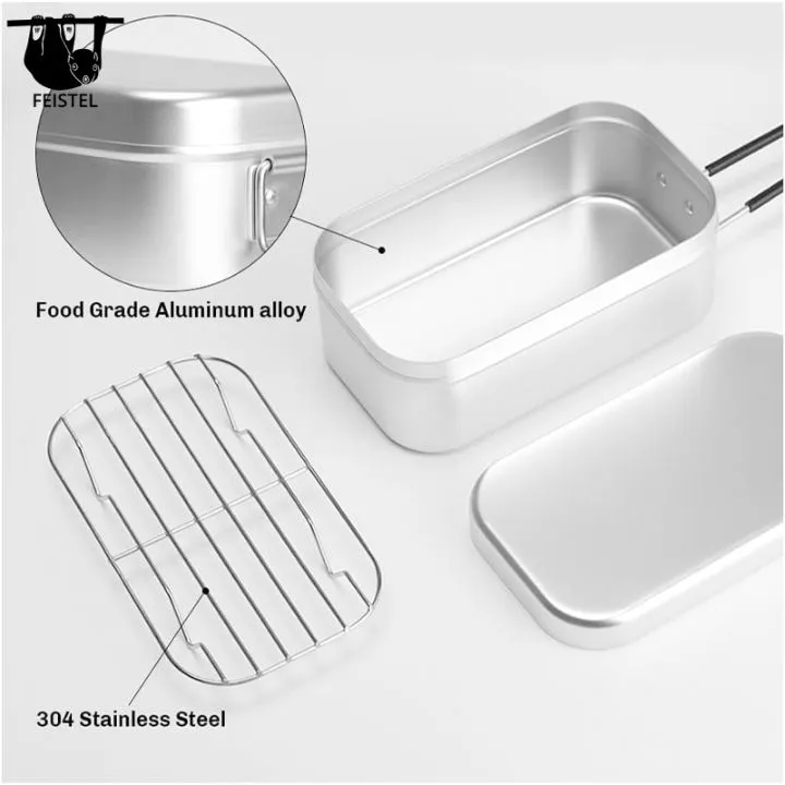 Aluminum Lunch Box 2