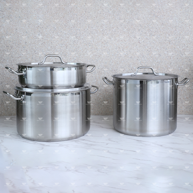 High Performance Big Size Stainless Steel Professional Cookware