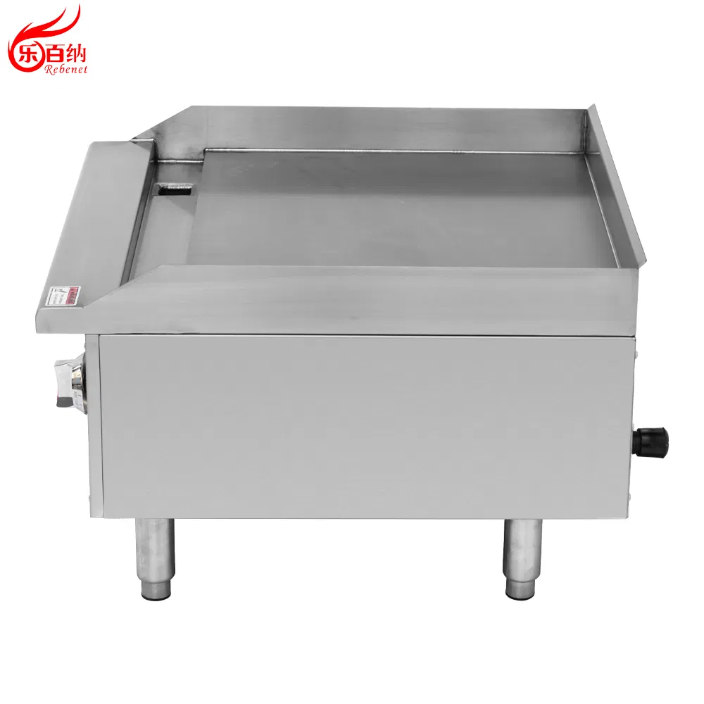3 Burner Restaurant Catering Equipment Stainless Steel Commercial Countertop 36 Inch Gas Flat Top Griddle BBQ Grill for Burger with Heavy Duty Plate (EGG36S)