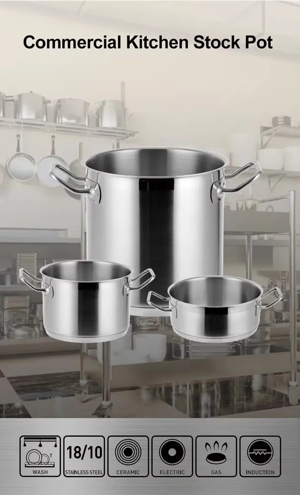Stainless Steel Stock Pot Display 4