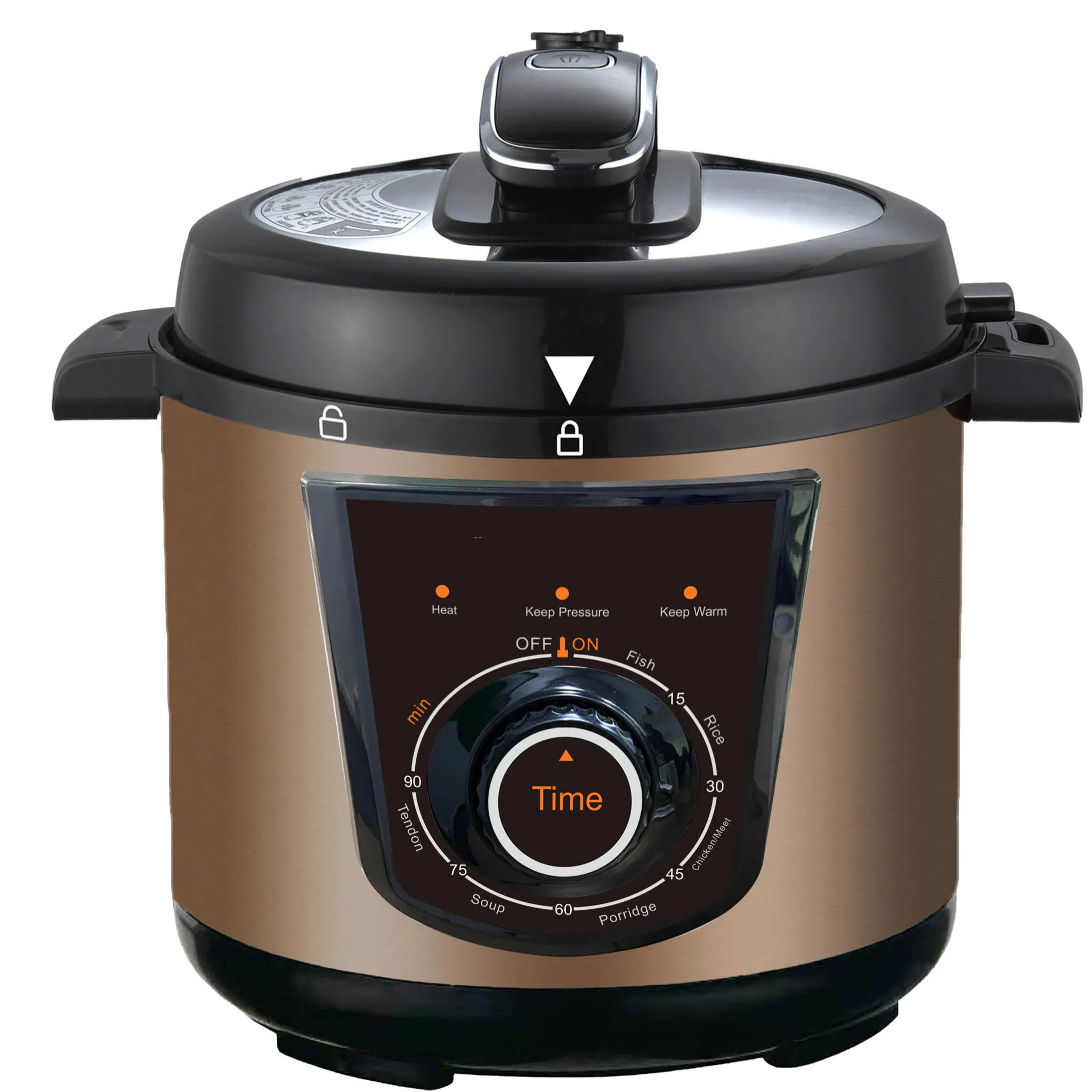 User Centric Electric Pressure Cooker with Ergonomic Handles and Lightweight Design