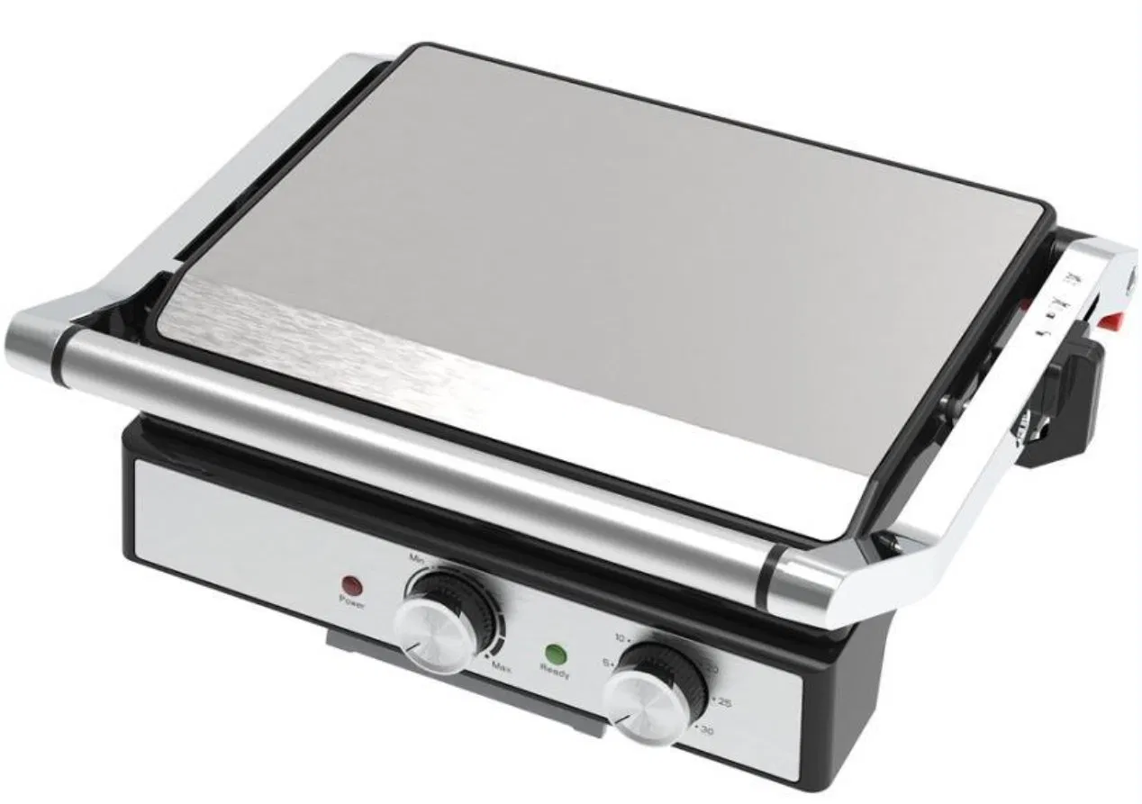 Electric Digital 4 Slice Sandwich Table Contact Grill Panini Maker