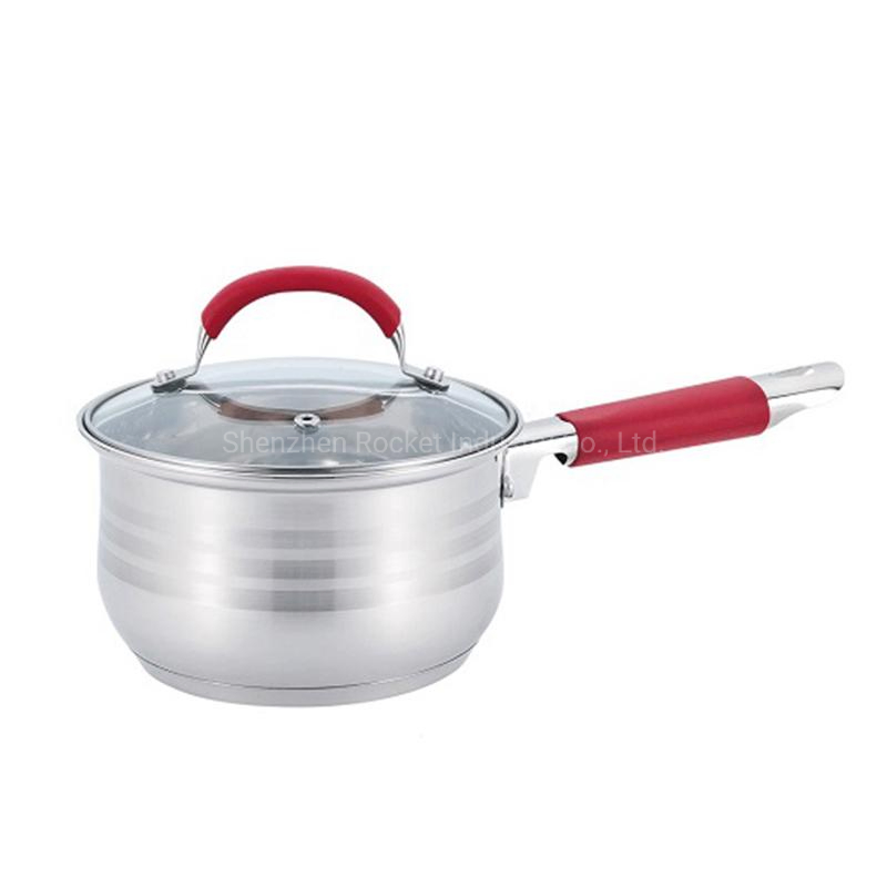 Multi-Use Kitchen Cooking Mini 3ply Stainless Steel Pot Saucepan