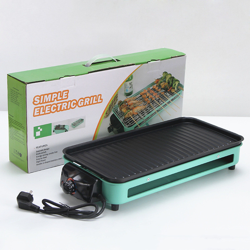 Outdoor Electric Roasting Oven Less Smoke Can Be Disassembled Electric BBQ Grill Pan