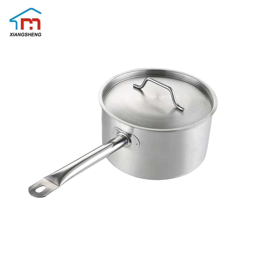 Xiangsheng Stainless Steel Sauce Pan with Single Handle Sauca Pot