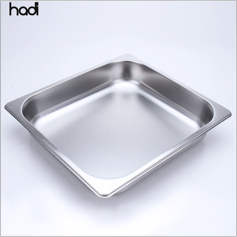 Hadi Kitchen Equipment Philippines Stainless Steel Gn Pan Commercial Gn Chafing Pans Professional Pans for Restaurant Kitchens with Cover