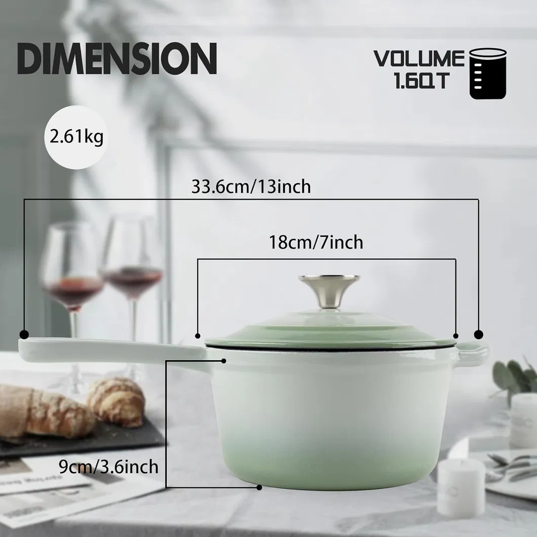 Enamel Saucepan Detail 2