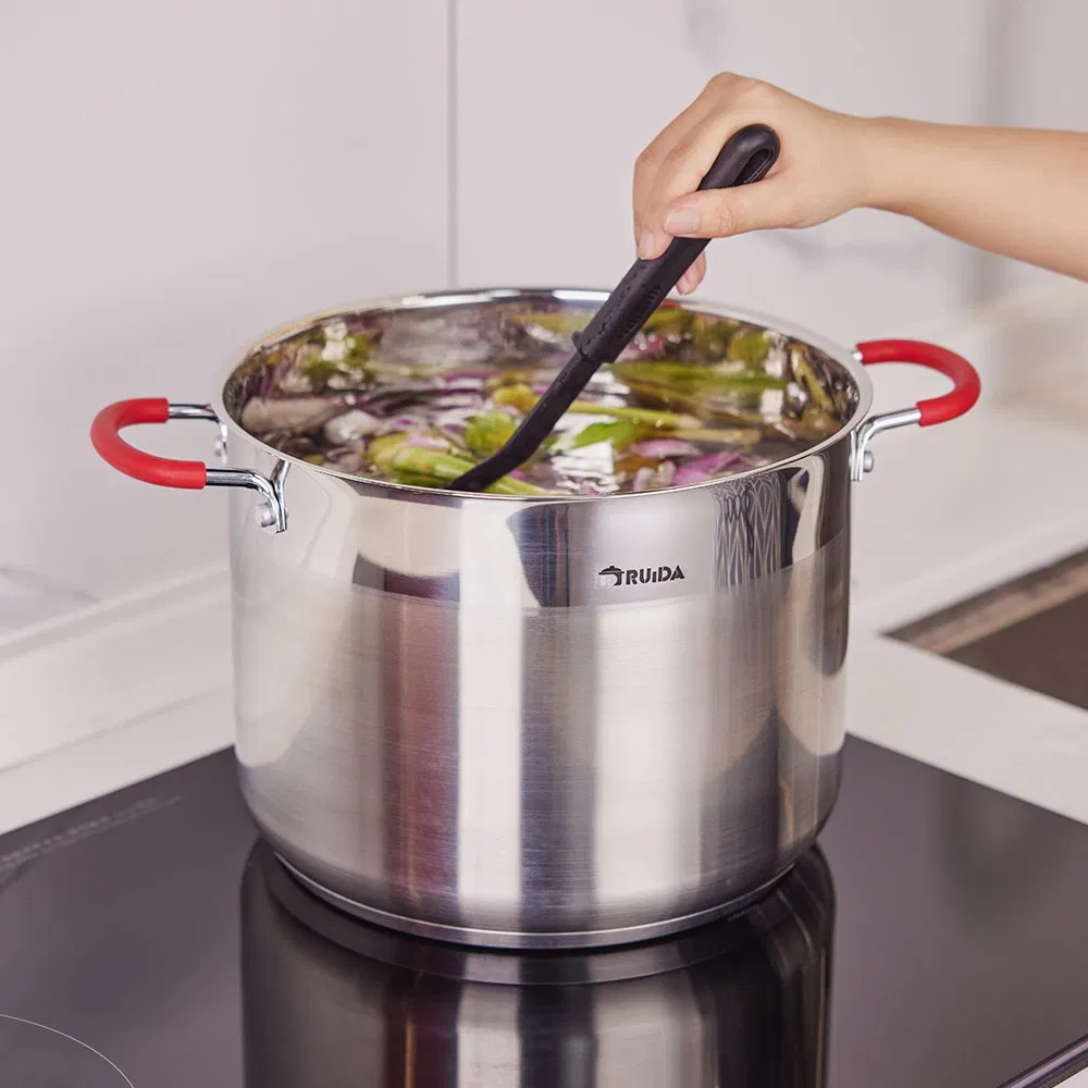 6PCS Stainless Steel Cookware Set Induction Bottom Stockpot