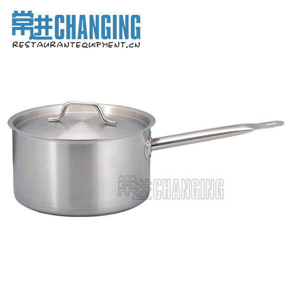 20cm Stainless Steel Saucepan with Single Handle (SSA-200B) Stock Pot