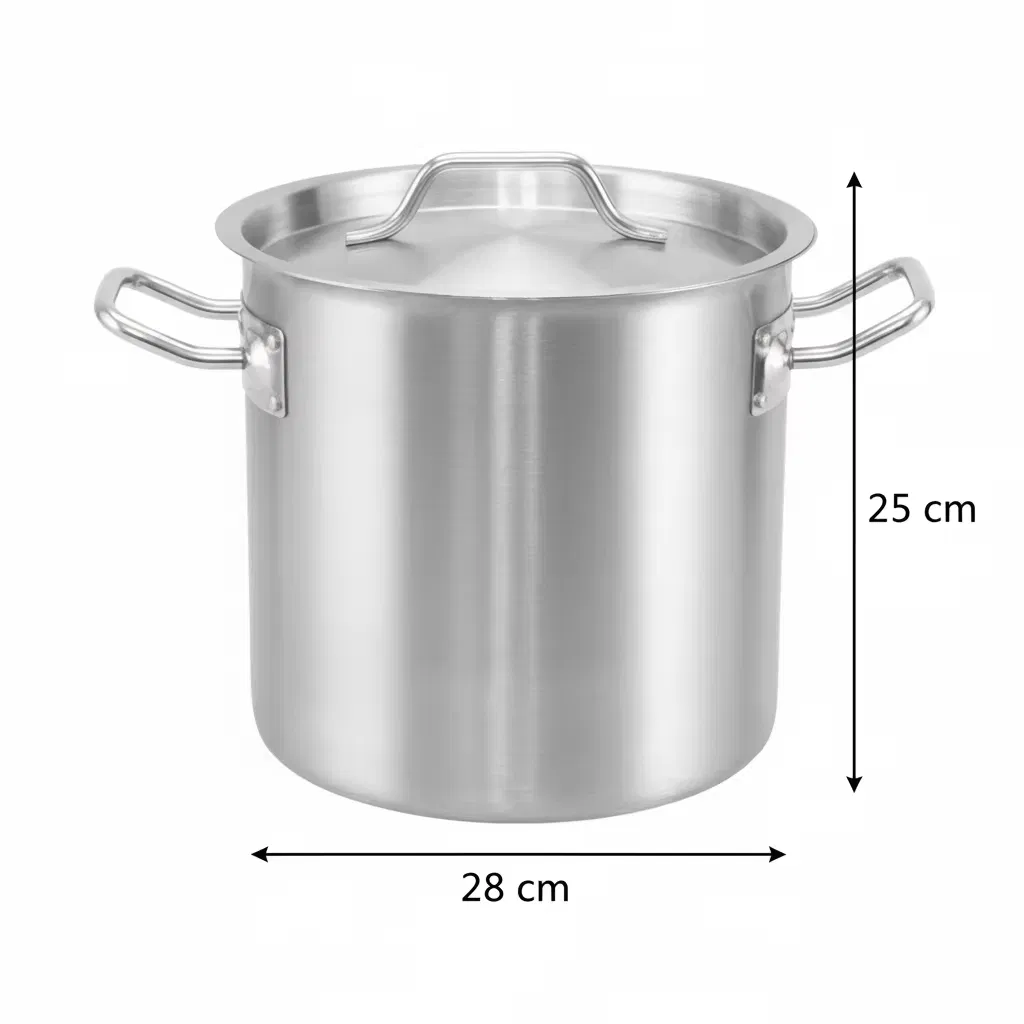 Stainless Steel Stock Pot View 4