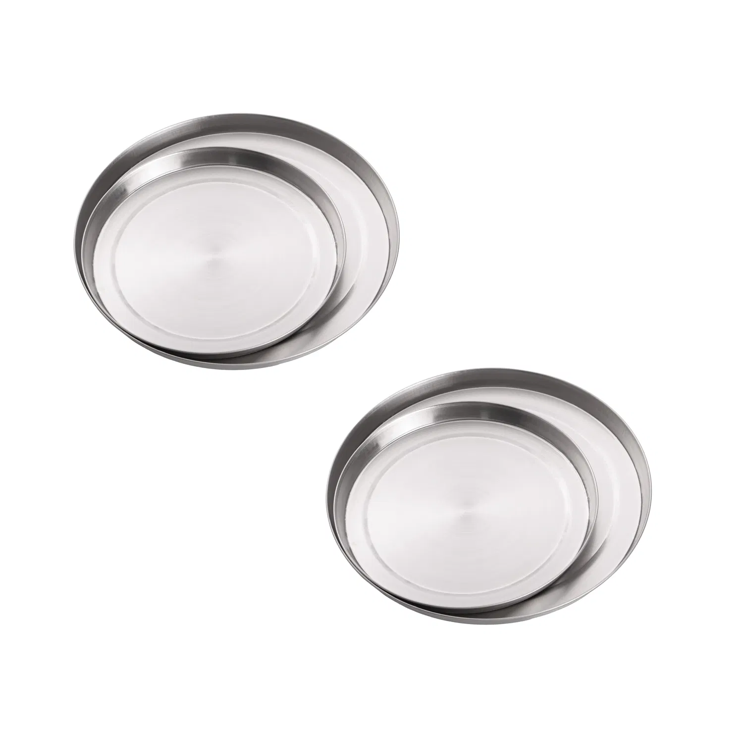 4-Piece Stainless Steel Burner Cover Gas Stove Protector Dishwasher-Safe Range Cover