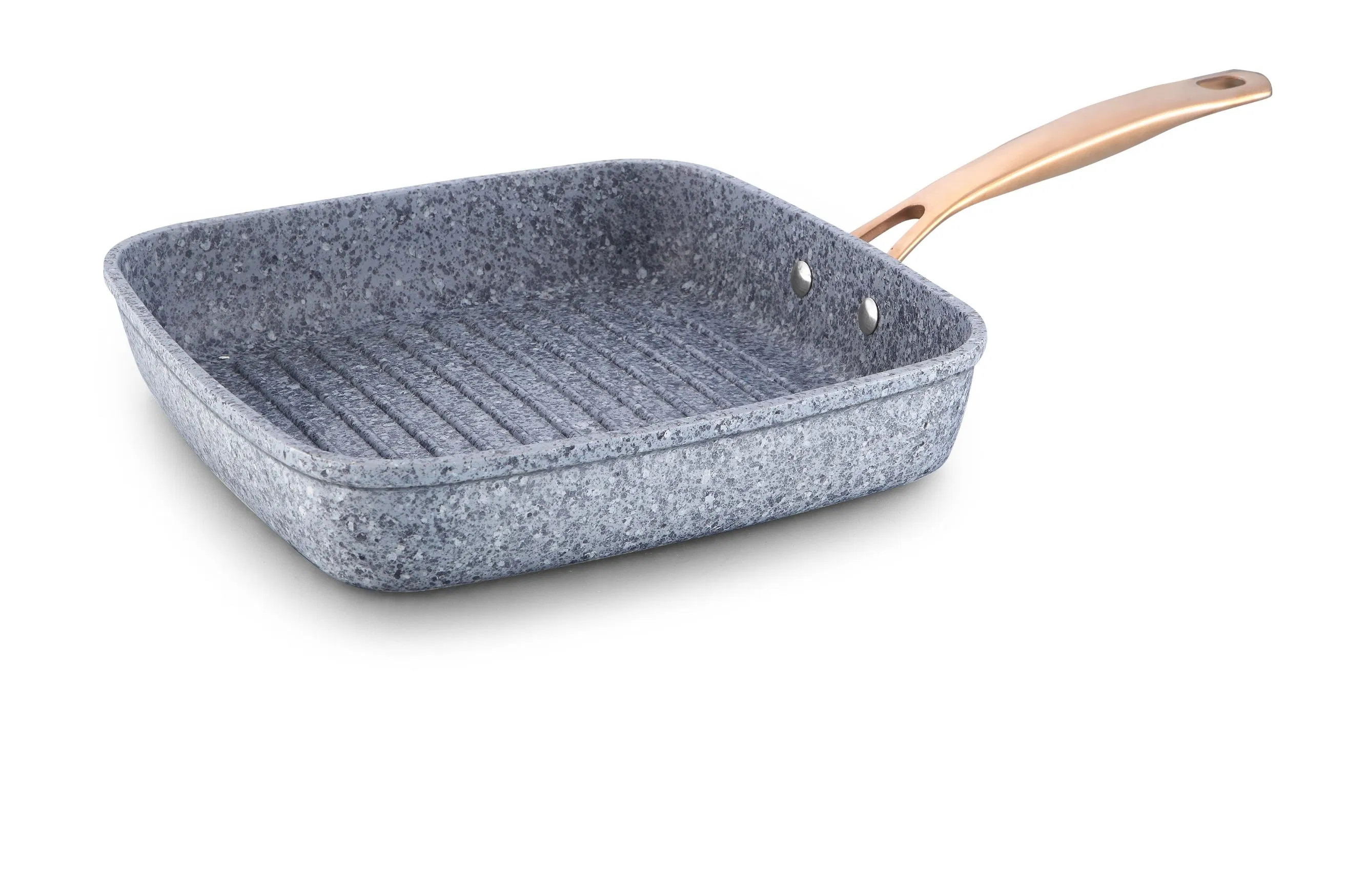 Granite Coating Aluminum Non Stick Kitchen Utensils Sets with Stainless Steel Handle Pots and Pans Forged Cookware Set with Induction Bottom