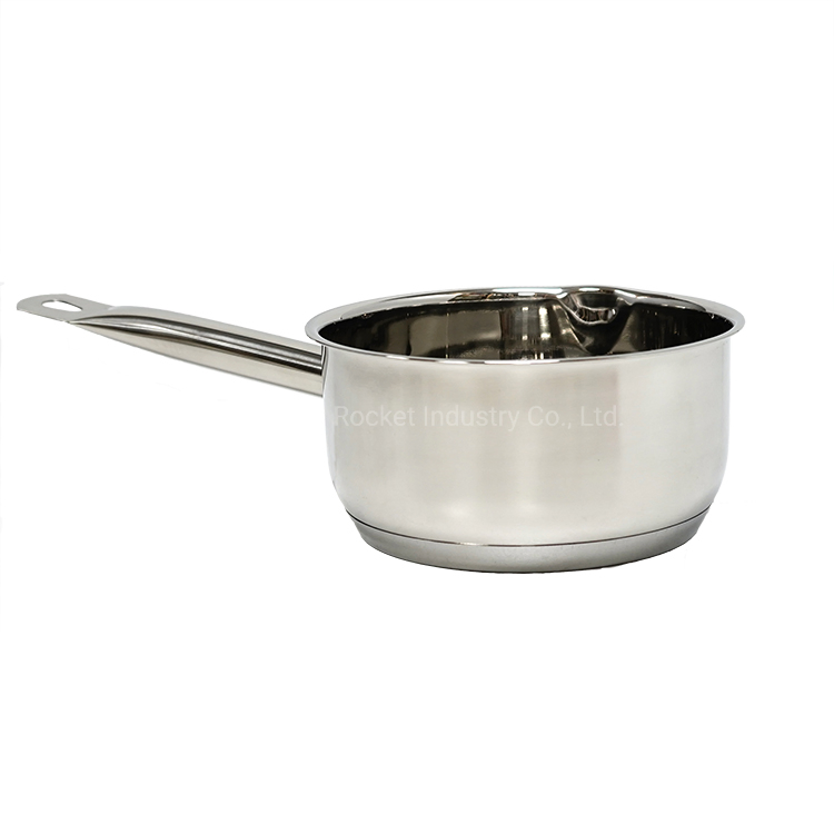 Milk Cooking Pots Steel Handle Kitchen Stainless Steel Saucepan Set