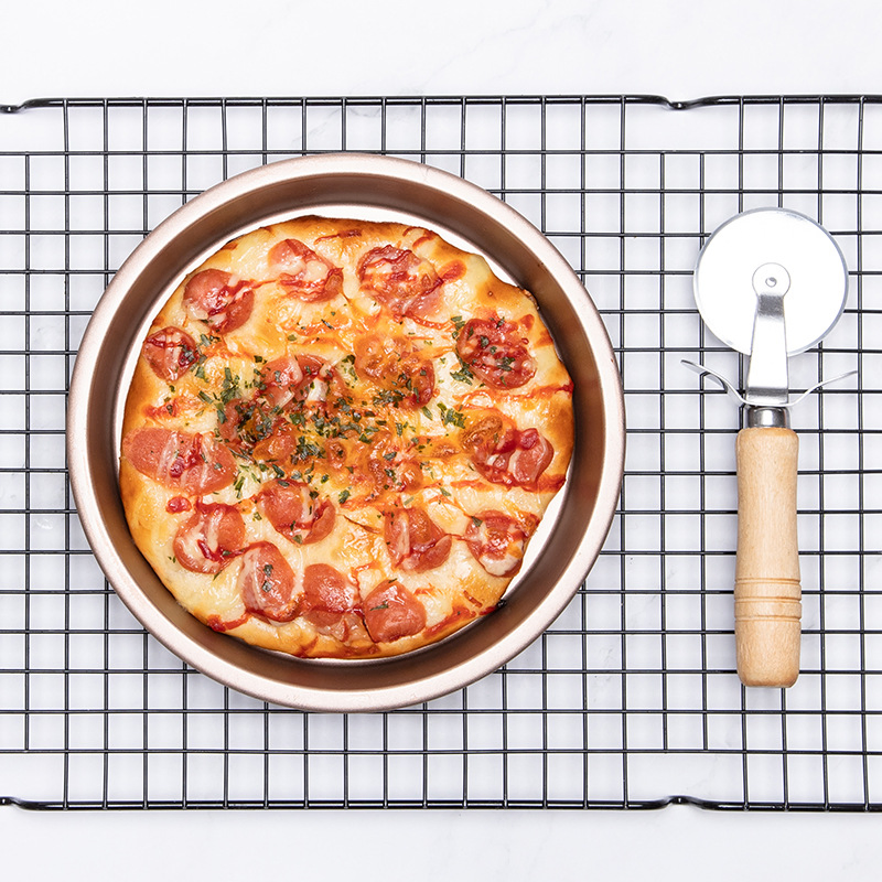 Non-Stick Metal Heavy Carton Steel Cookie Pizza Pie Pan Round Cake Pans