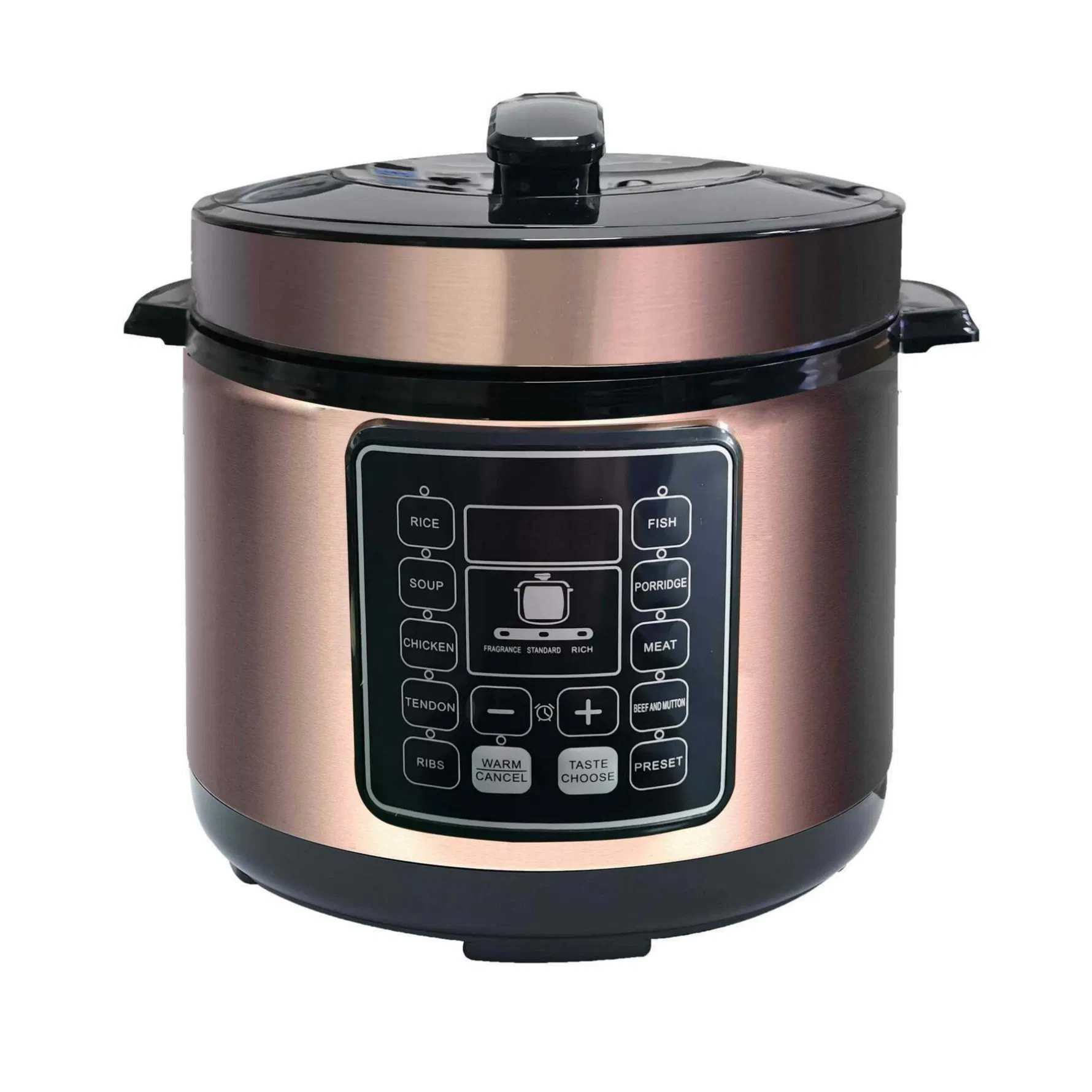 Electric Pressure Cooker for Home Cooking with Multiple Safety Modes and Compact Size Design