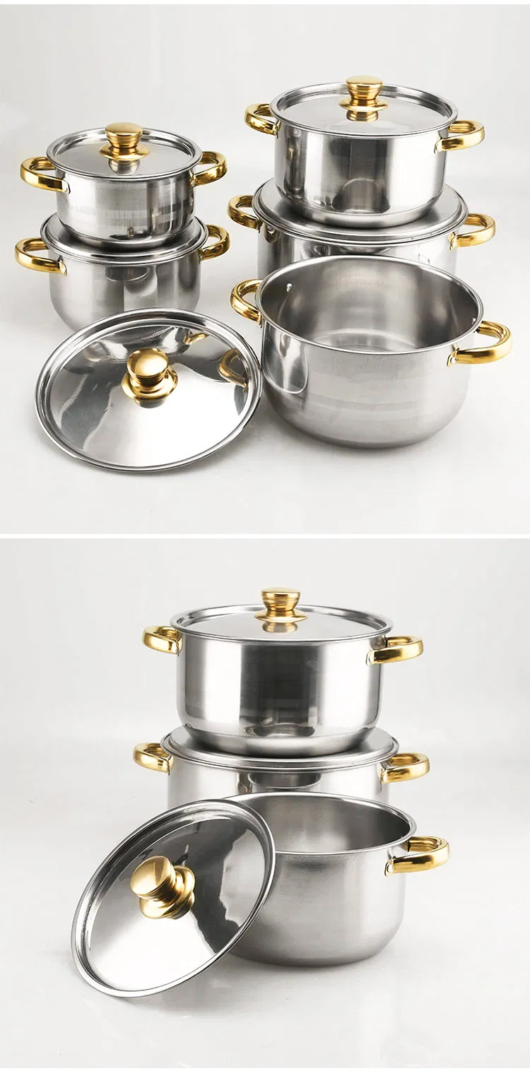 Stainless Steel Cooking Pot Set