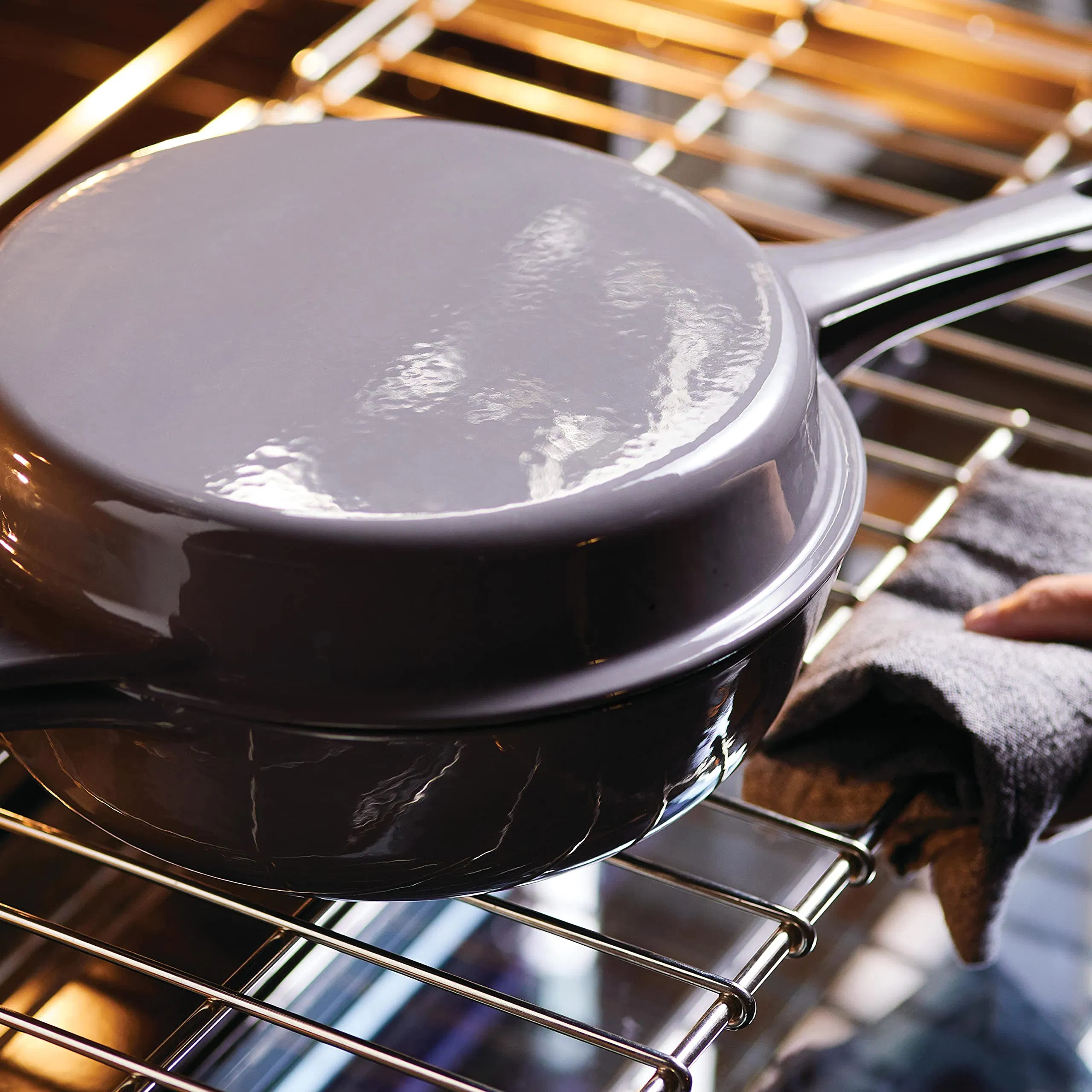 Wholesale Price Gray Skillet Saute Combo Camping Cast Iron Dutch Oven