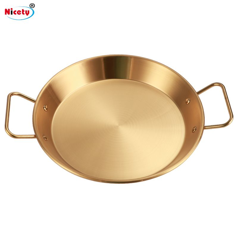 Camping Seafood Cooking Frying Pot Cookware Set Stainless Steel Binaural Saucepan