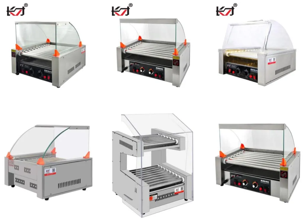 Hot Dog Rolling Grill Machine