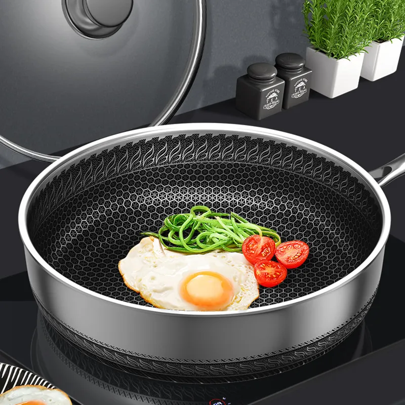 Stainless Steel Frying Pan 6