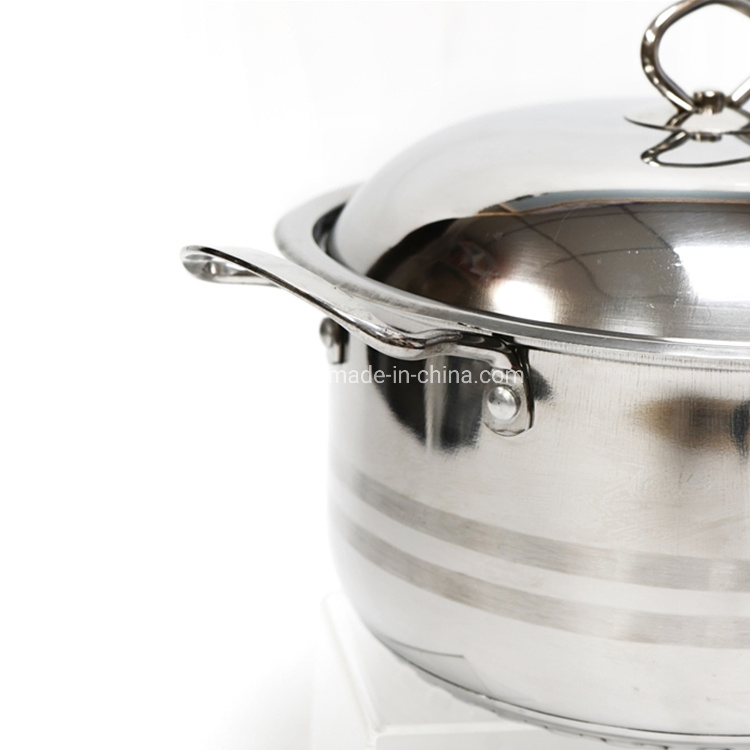 10PCS China Big Quality Heavy Duty Sets Wholesale Pots Stainless Steel Cookware Set