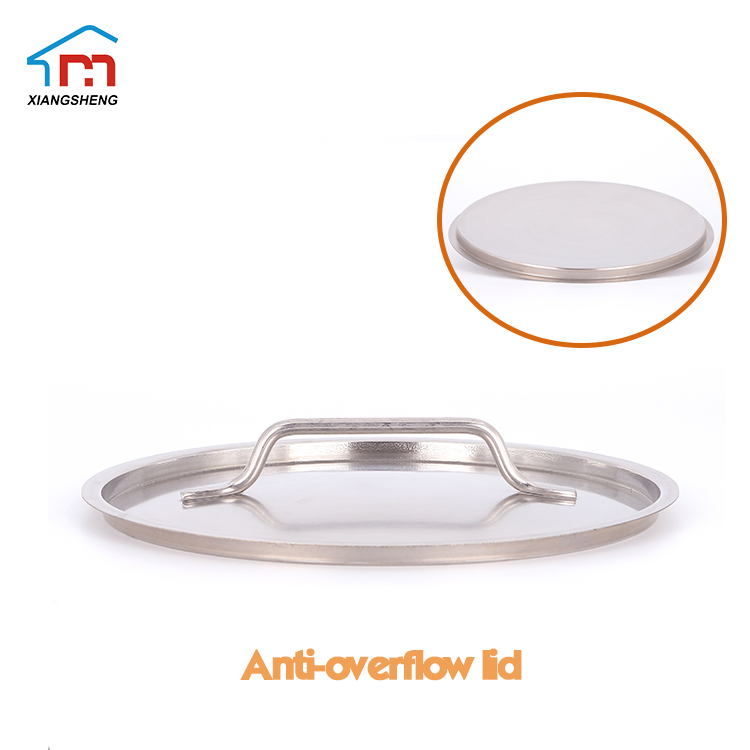 Xiangsheng 50L Stainless Steel Stock Pot with Anti-Overflow Lid and Tap