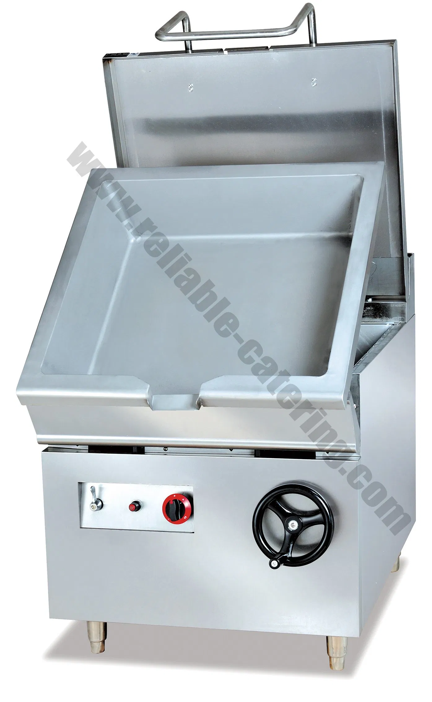 Commercial Tilting Pan Cooking Range Gas Tilted Frying Pan with 100 150 Liters Braising Pan Stainless Steel Electric Boiling Kettle Industrial Cooking Equipment