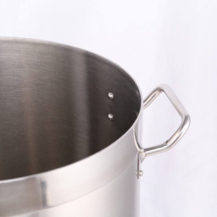 Heavybao Durable Stainless Steel Stock Pot with Straight Body