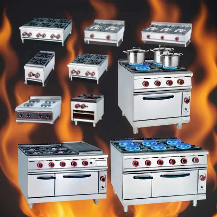 Professional Gas Stove Detail 1