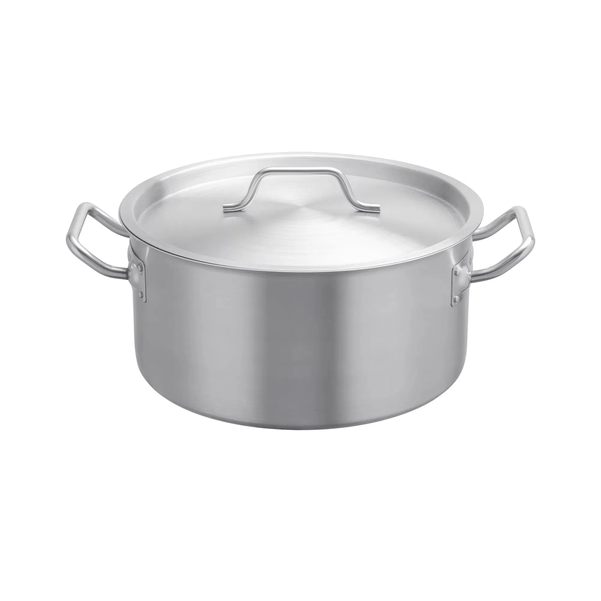 Heavy-Duty Stainless Steel Stock Pot with Lid Popular Cookware Equipment for Hotels &amp; Restaurants