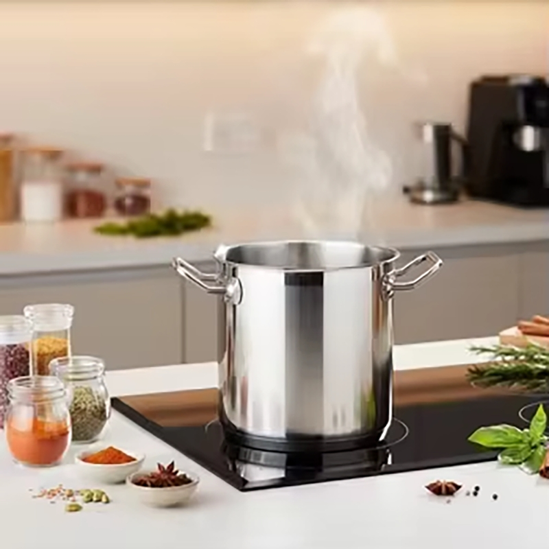 Heavy-Duty Stainless Steel Stock Pot Popular Cookware Equipment Hotels Restaurants