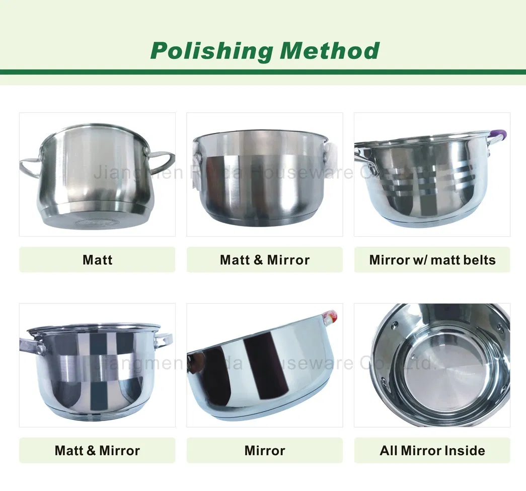 Professional Cook Pot 12PCS Stainless Steel Cookware with Apple Shape