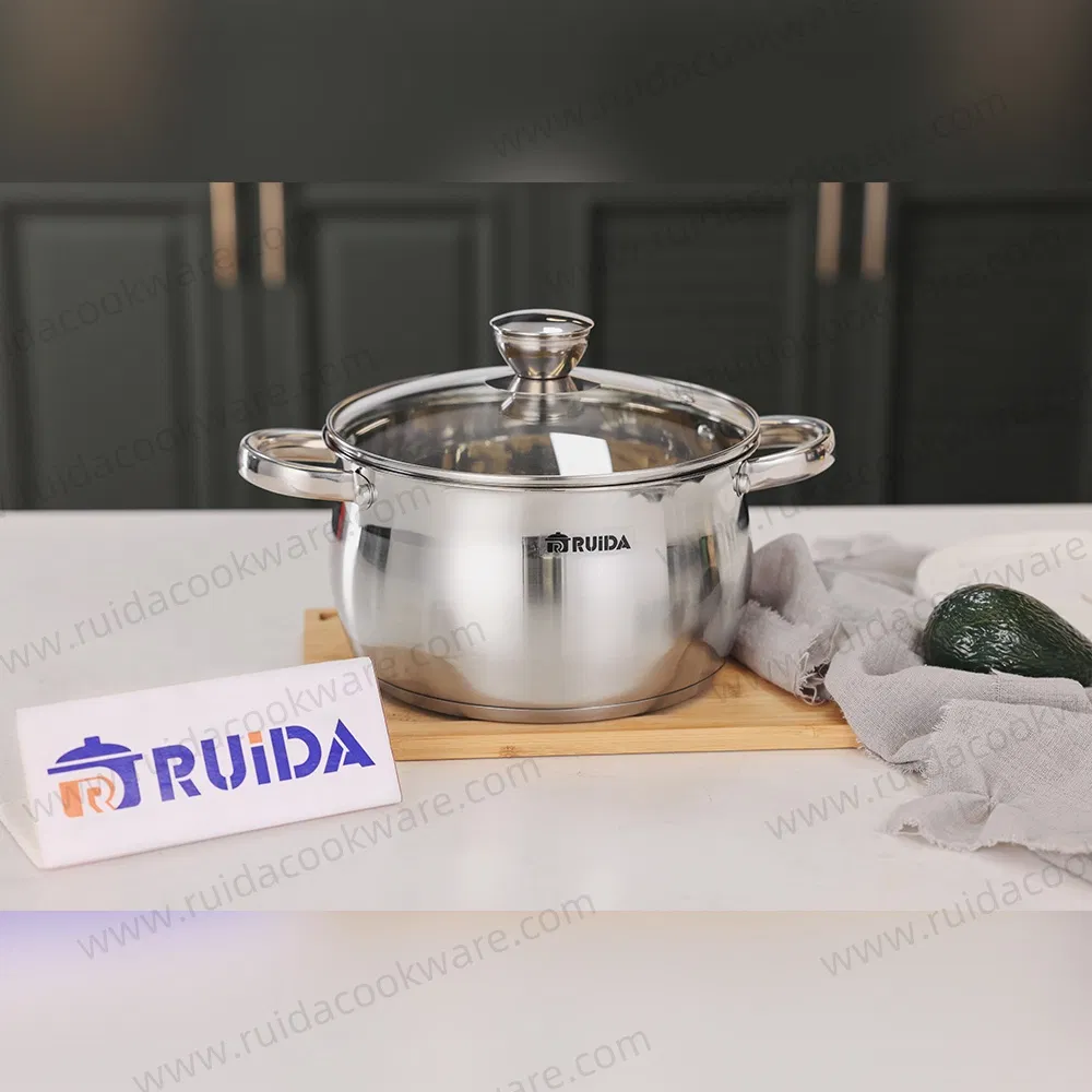 Manufacturer Professional Kitchen Utensils Stainless Steel Cookware with Stovetops