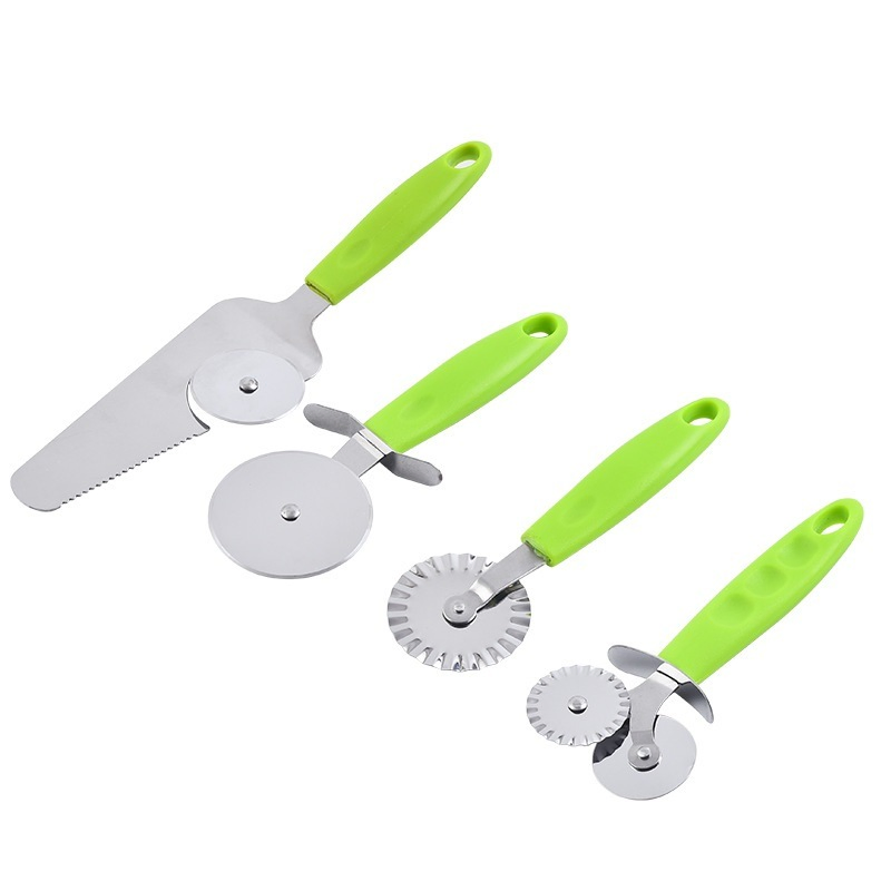 Stainless Steel Roller Slicer Wheel &amp; Cutter Kitchen Cookware Mi17235