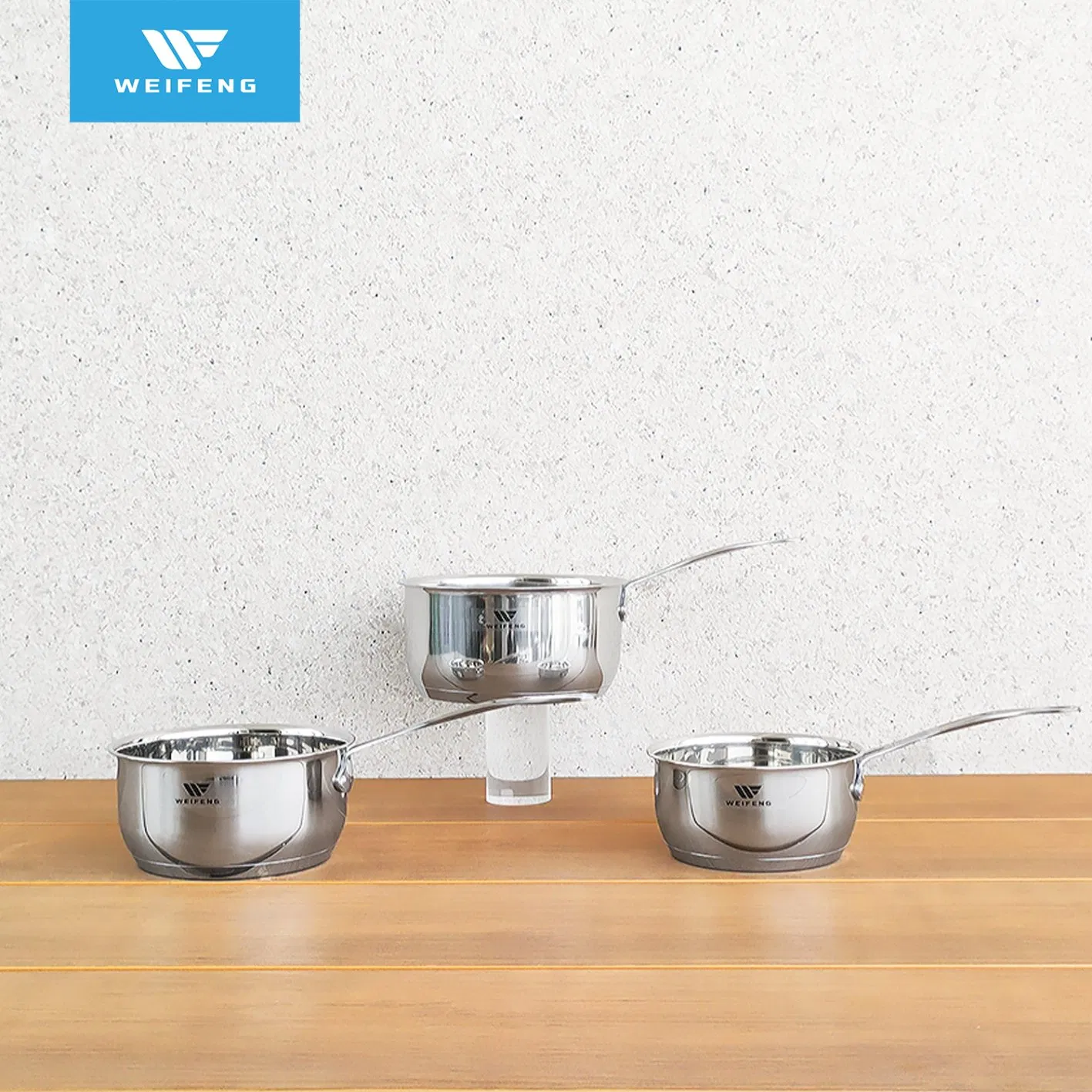 Professional Performance Saucepan Set, Stainless Steel Cookware, Houseware