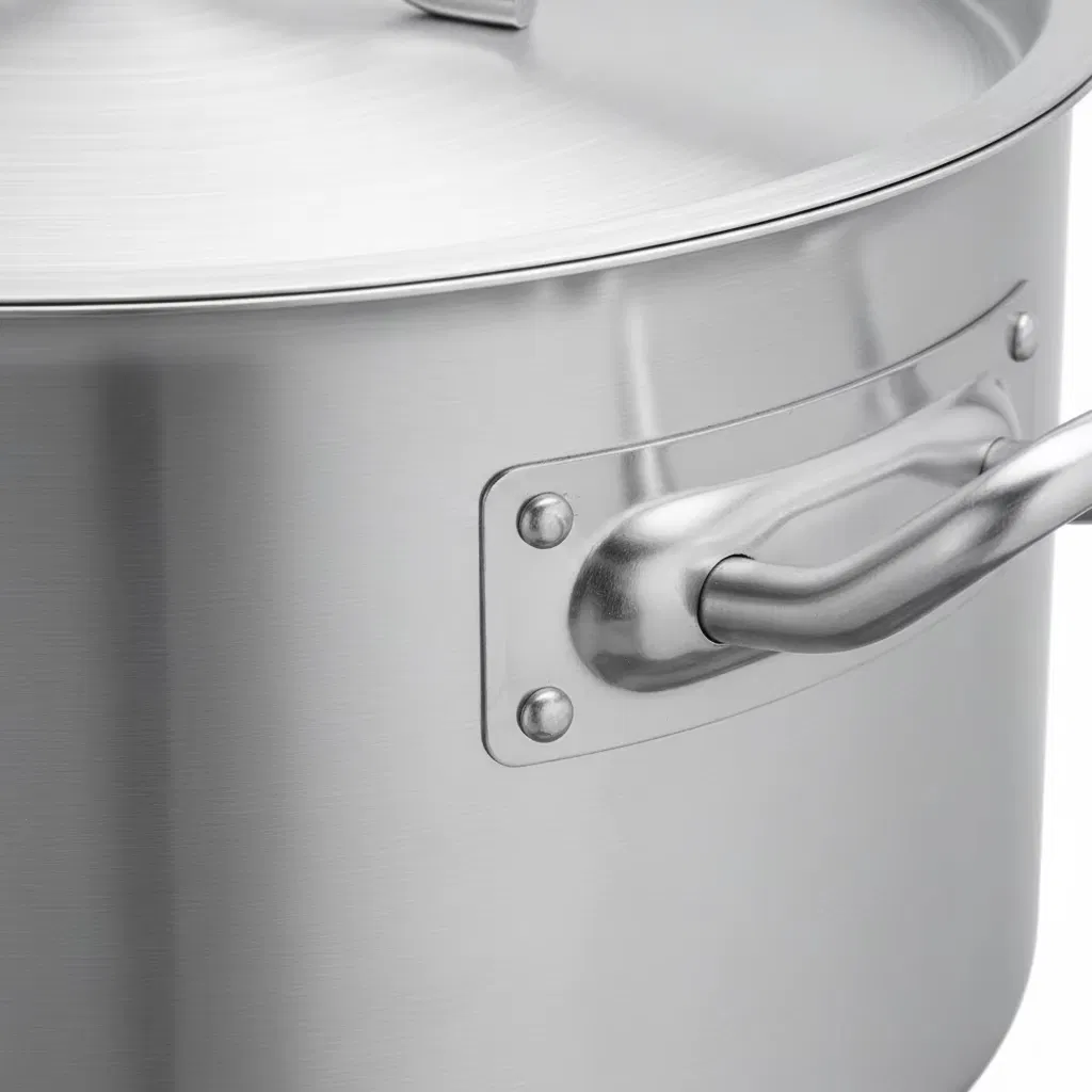 Heavy-Duty Stainless Steel Stock Pot Ceramic Lid Gas Popular Cookware Equipment