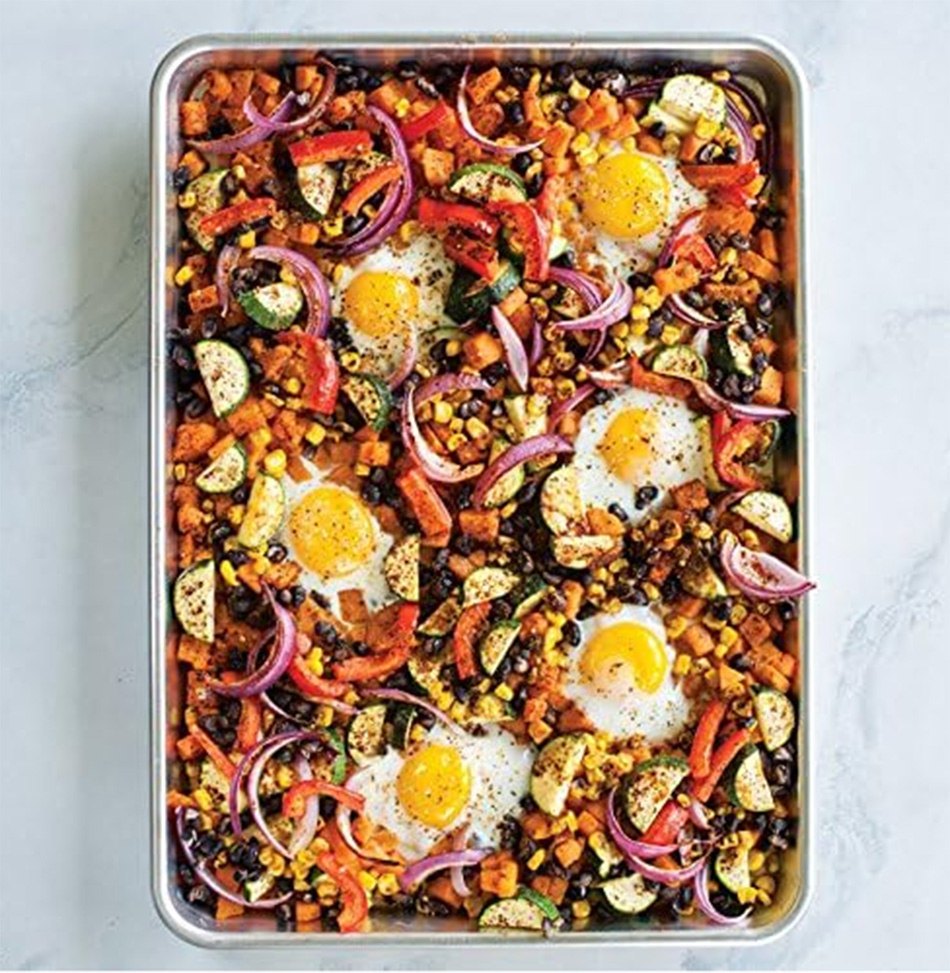 2-Pack Aluminum Commercial Quality Sheet Baking Pan for Baking or Roasting