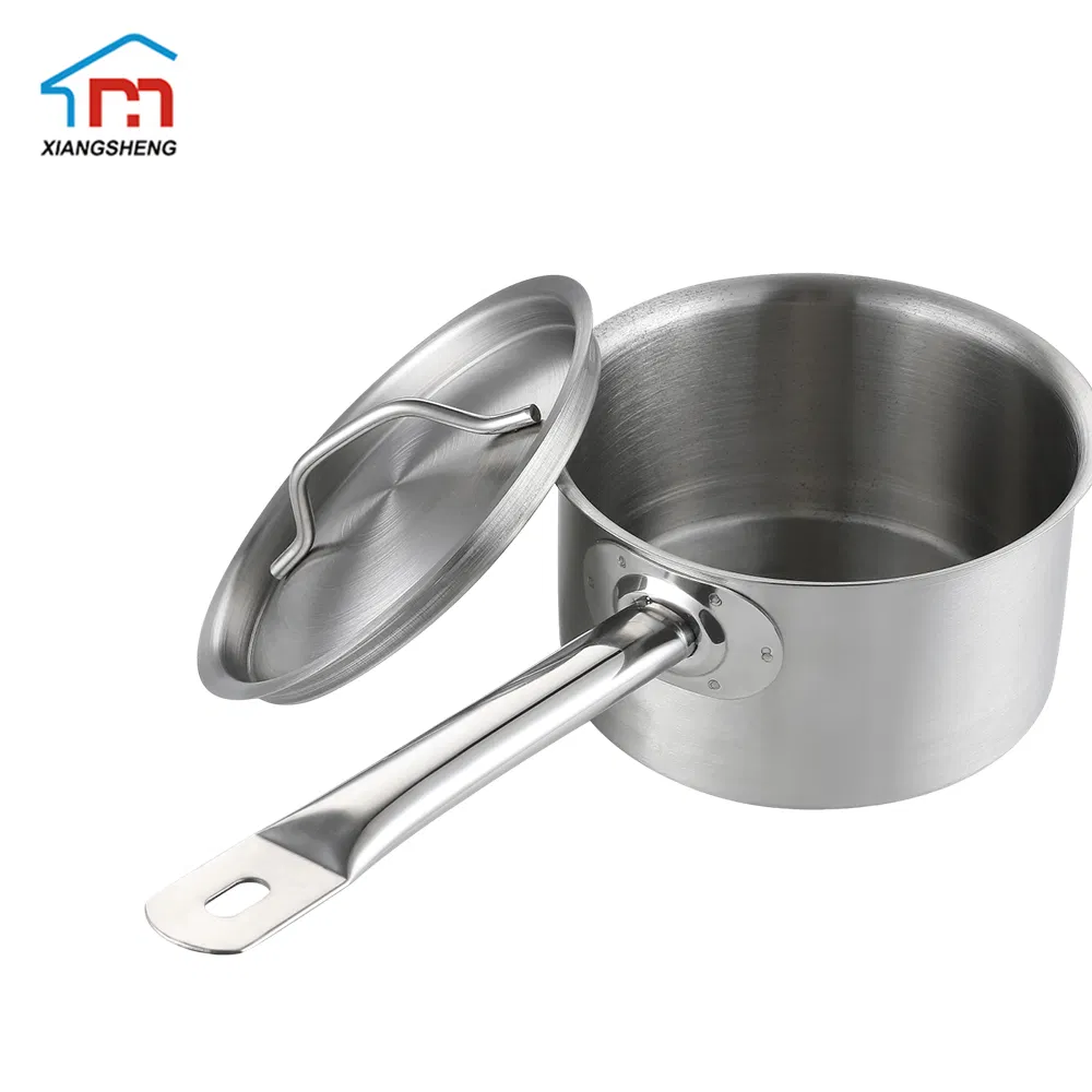 Xiangsheng Stainless Steel Sauce Pan with Single Handle Sauca Pot