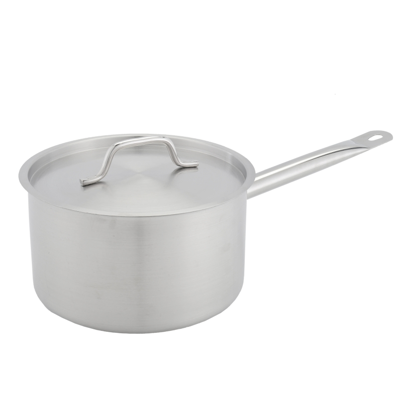 Daosheng 10cm High Body Gas Stove Induction Cooker Easy Grip Stainless Steel Cookware Sauce Pan Milk Pan