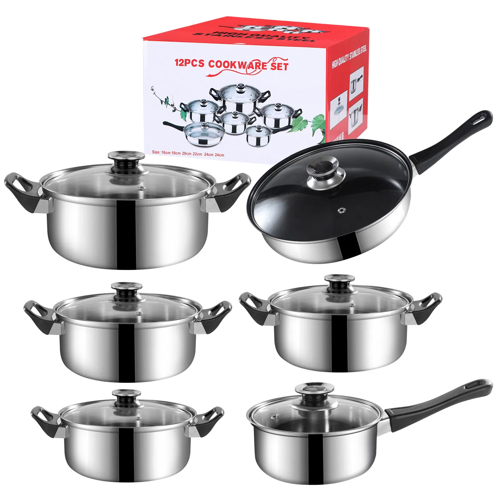 Best Selling Kitchenware Pot Set Dutch Oven with Lid for Home Use