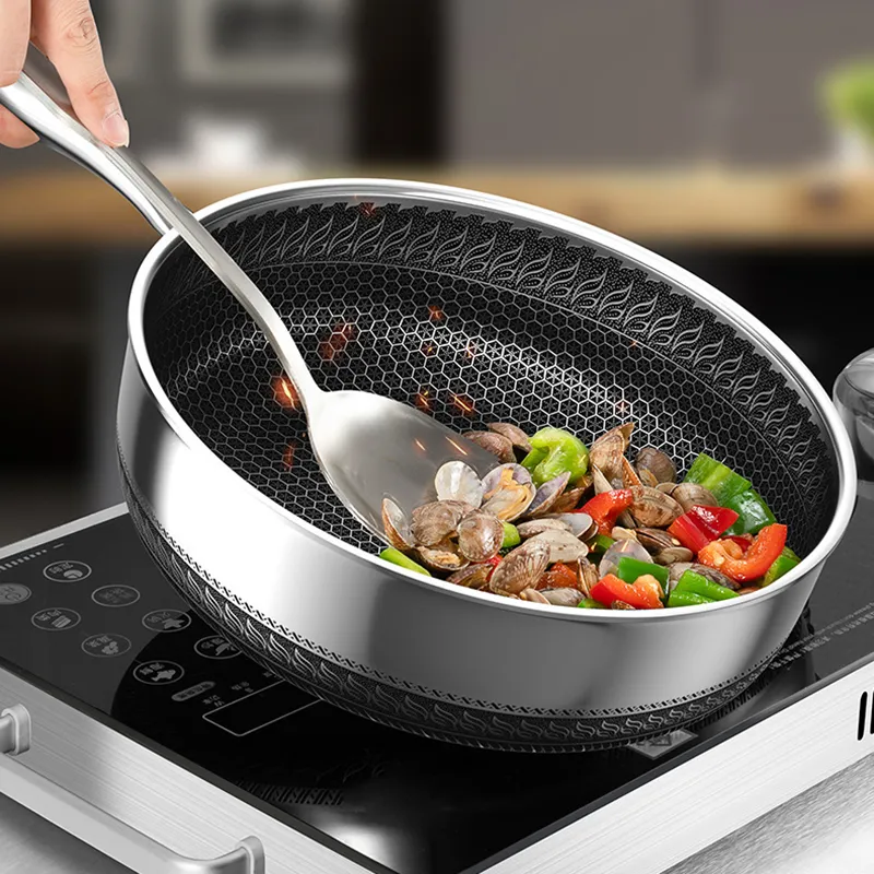 Stainless Steel Frying Pan 4