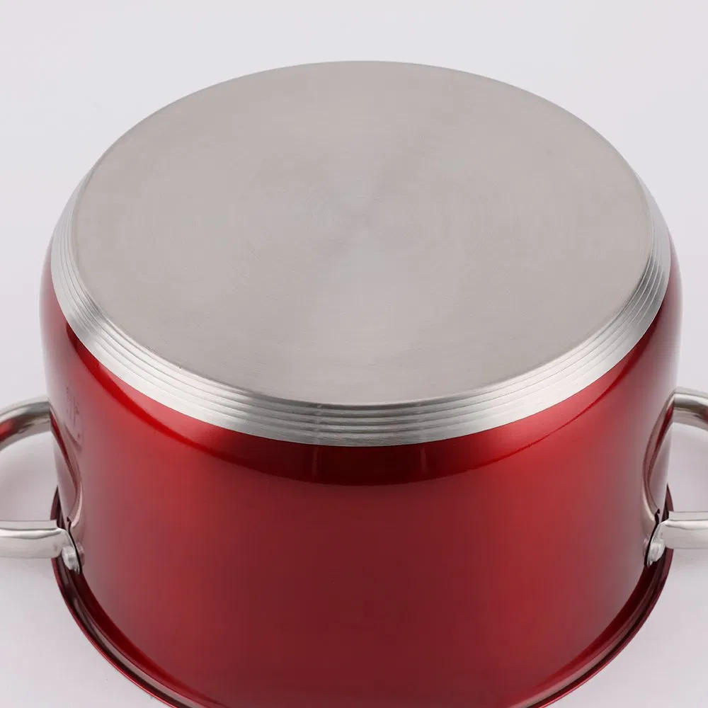 Induction Home Appliance Kitchen Pot 12PCS Stainless Steel Cookware