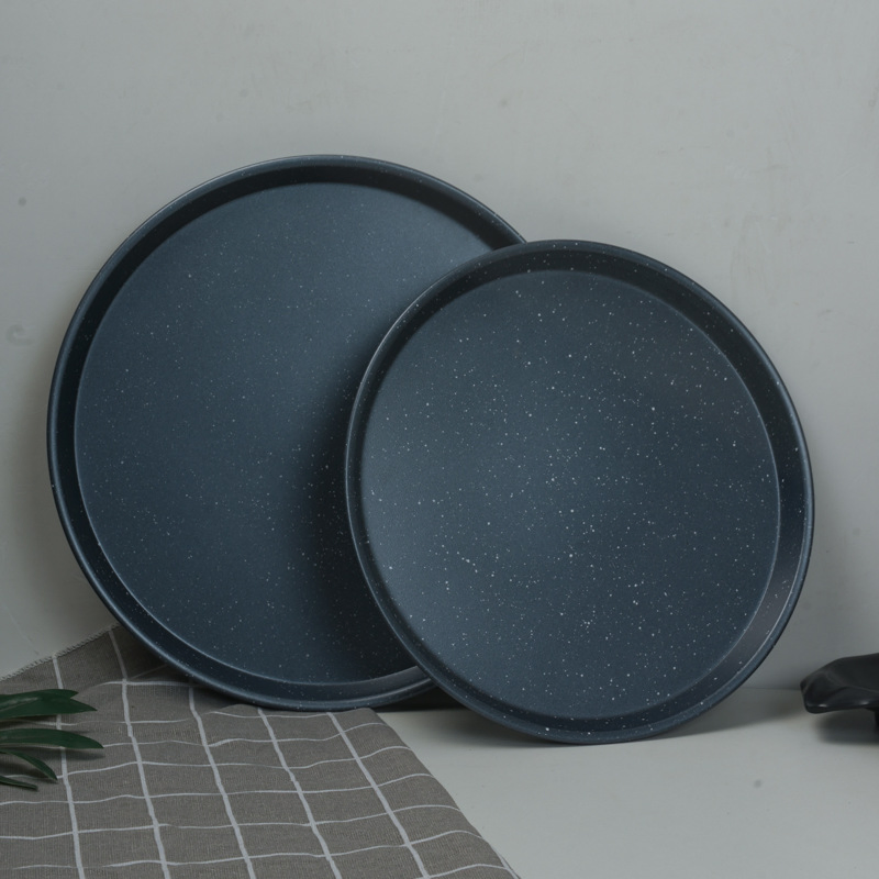 Aluminum Alloy Pizza Stone Baking Mold Round Deep Dish Pizza Pan Tray Plate with Hard Anodized Coating