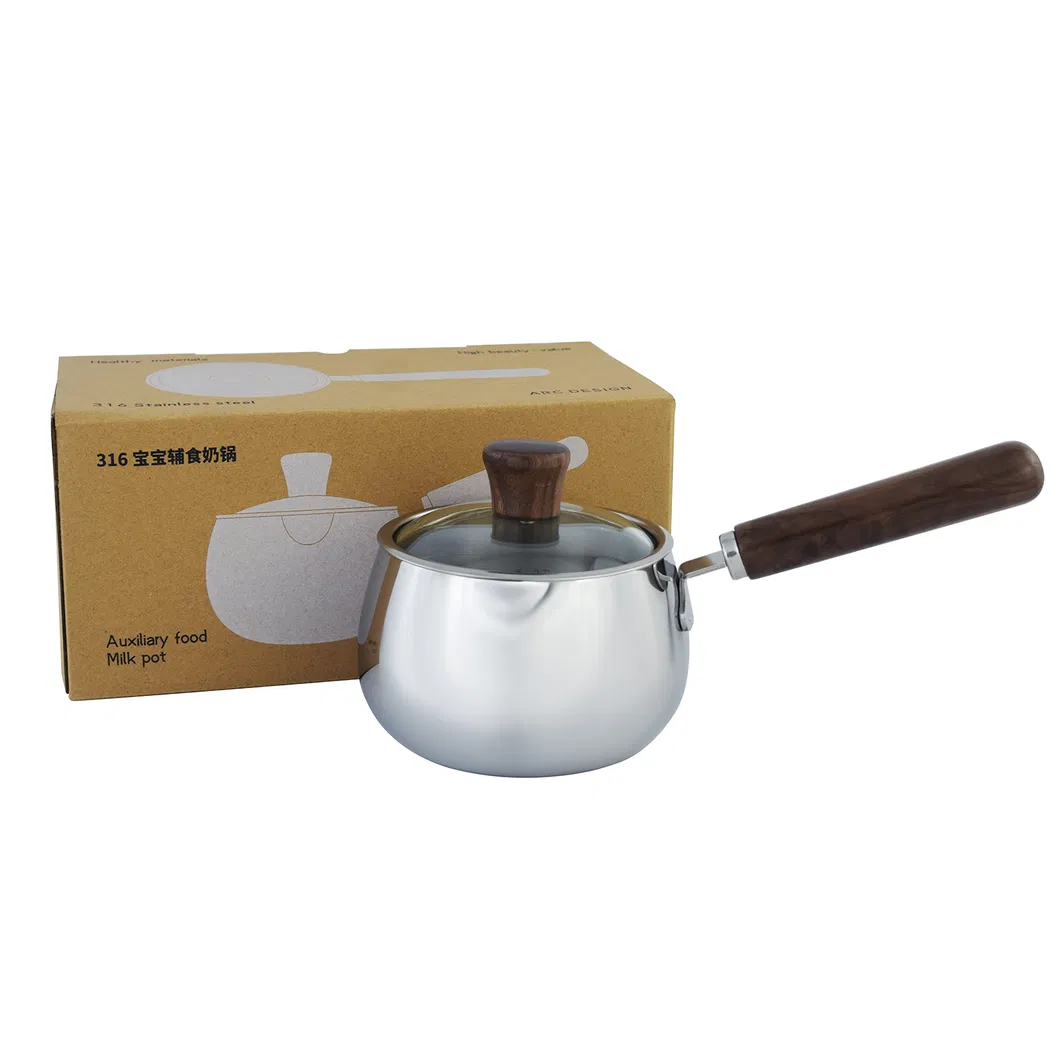316 Stainless Steel Baby Food Milk Small Stockpot