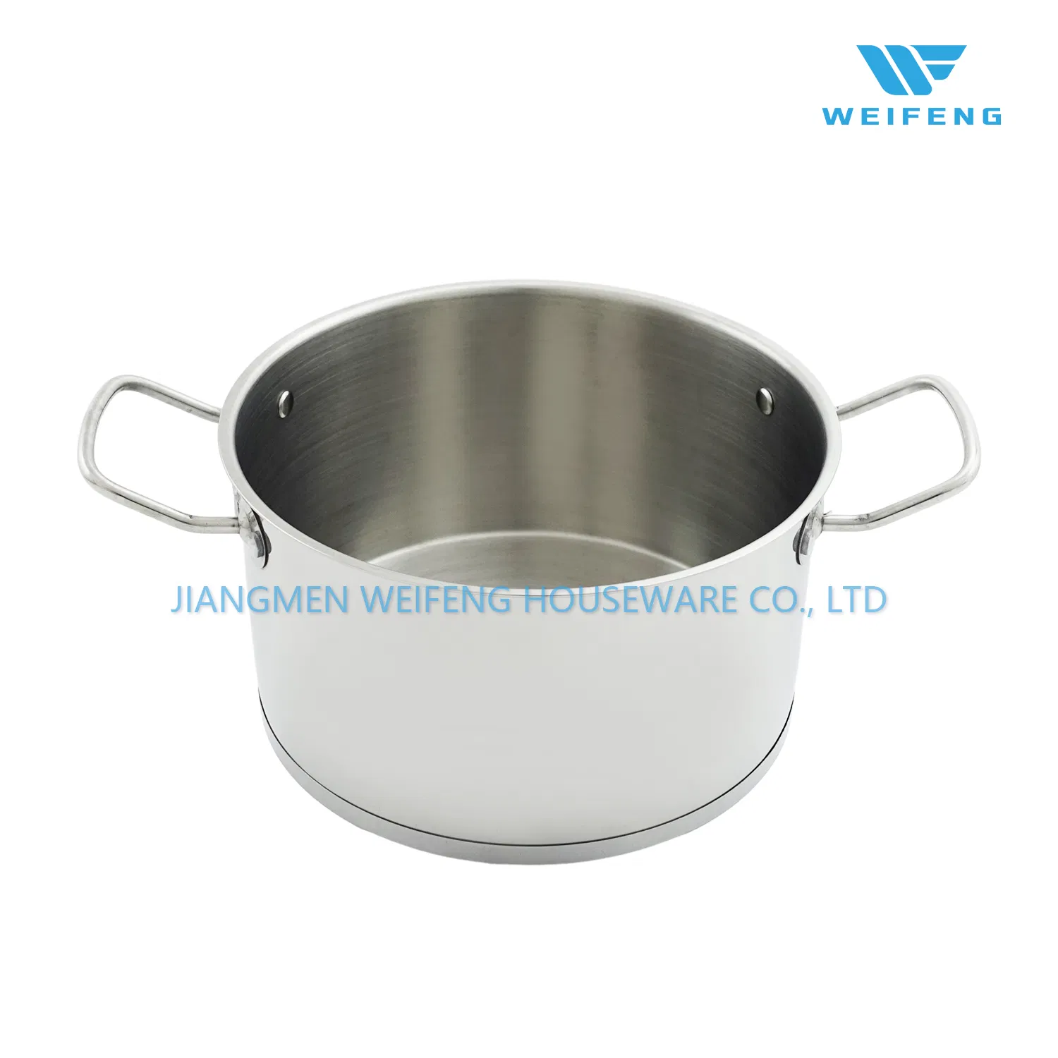 6PCS Home Appliance Straight Body Stainless Steel Cookware Used on Induction Cooker