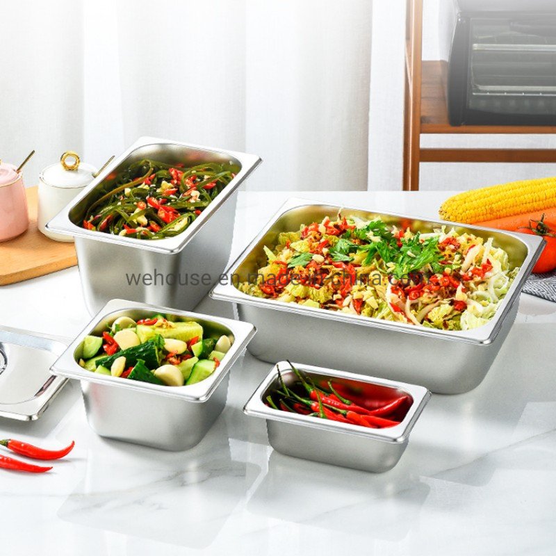 Commercial Kitchen Equipment 1/2 Gastronorm Container Pans Steam Table Food Tray Gn Pan Catering
