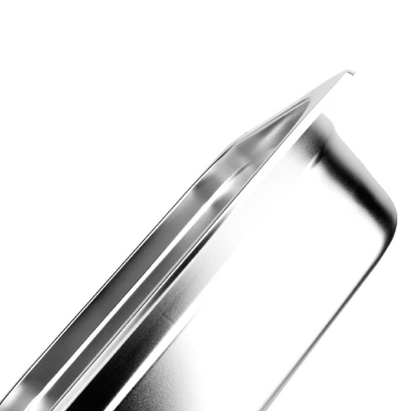 EU Gastronorm Pan 2/4 Gn Pans with Cover Stainless Steel Container Hotel Sheet