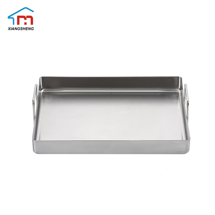 Xiangsheng Stainless Steel Food Pan Griddle Top Deep Baking Roasting Pan